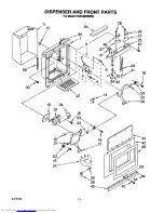 Предварительный просмотр 17 страницы KitchenAid KSSS48DBW00 Parts List