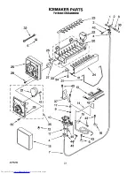 Предварительный просмотр 25 страницы KitchenAid KSSS48DBW00 Parts List