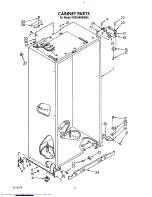 Предварительный просмотр 2 страницы KitchenAid KSSS48DWW00 Parts List