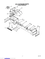 Предварительный просмотр 10 страницы KitchenAid KSSS48DWW00 Parts List