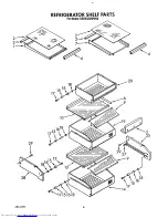 Предварительный просмотр 12 страницы KitchenAid KSSS48DWW00 Parts List