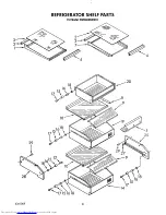 Предварительный просмотр 12 страницы KitchenAid KSSS48DWW01 Parts List