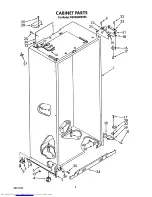 Предварительный просмотр 2 страницы KitchenAid KSSS48DWX00 Parts List