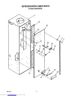 Предварительный просмотр 6 страницы KitchenAid KSSS48DWX00 Parts List