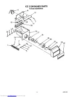 Предварительный просмотр 10 страницы KitchenAid KSSS48DWX00 Parts List