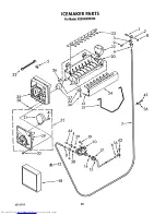 Предварительный просмотр 33 страницы KitchenAid KSSS48DWX00 Parts List