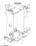 Предварительный просмотр 2 страницы KitchenAid KSSS48DWX01 Parts List