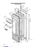 Предварительный просмотр 16 страницы KitchenAid KSSS48DWX01 Parts List