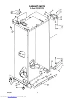 Предварительный просмотр 2 страницы KitchenAid KSSS48DYW00 Parts List