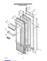 Предварительный просмотр 16 страницы KitchenAid KSSS48DYW00 Parts List