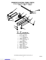 Предварительный просмотр 8 страницы KitchenAid KSSS48FJB00 Parts List