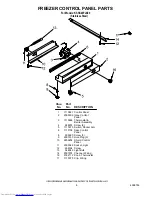 Предварительный просмотр 8 страницы KitchenAid KSSS48FJX00 Parts List