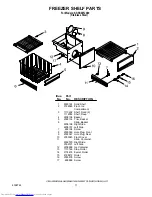 Предварительный просмотр 11 страницы KitchenAid KSSS48FJX00 Parts List