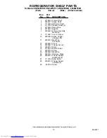 Preview for 10 page of KitchenAid KSSS48FKB01 Parts List