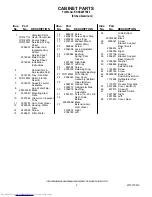 Preview for 2 page of KitchenAid KSSS48FTX02 Parts List