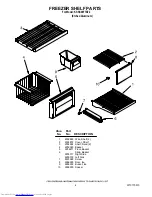 Preview for 4 page of KitchenAid KSSS48FTX02 Parts List