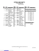 Preview for 18 page of KitchenAid KSSS48FTX02 Parts List