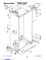 Preview for 1 page of KitchenAid KSSS48MBX00 Parts List