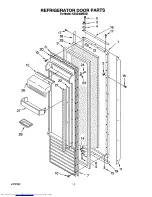 Предварительный просмотр 13 страницы KitchenAid KSSS48MBX01 Parts List