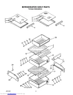 Предварительный просмотр 12 страницы KitchenAid KSSS48MWX00 Parts List