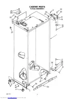 Предварительный просмотр 2 страницы KitchenAid KSSS48MWX01 Parts List