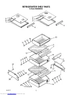 Предварительный просмотр 12 страницы KitchenAid KSSS48MWX01 Parts List