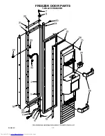 Предварительный просмотр 17 страницы KitchenAid KSSS48QDW03 Parts List