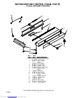 Предварительный просмотр 7 страницы KitchenAid KSSS48QDW04 Parts List