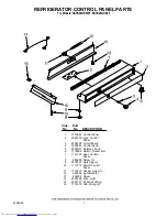 Предварительный просмотр 7 страницы KitchenAid KSSS48QDW05 Parts List