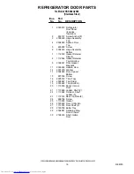 Preview for 16 page of KitchenAid KSSS48QJX00 Parts List