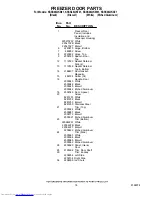 Preview for 18 page of KitchenAid KSSS48QKB01 Parts List