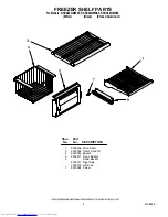 Предварительный просмотр 4 страницы KitchenAid KSSS48QMB00 Parts List