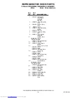 Preview for 16 page of KitchenAid KSSS48QMB03 Parts List