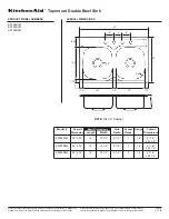 Preview for 1 page of KitchenAid KST95D1M Dimension Manual