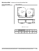 Preview for 1 page of KitchenAid KSU90C0M Dimension Manual