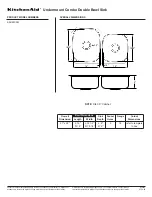 KitchenAid KSU90C0M Dimension Manual preview