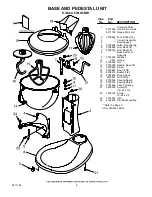 Предварительный просмотр 6 страницы KitchenAid KT2651XWW Parts List