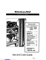 Предварительный просмотр 1 страницы KitchenAid KTHS20K Use And Care Manual