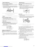 Предварительный просмотр 15 страницы KitchenAid KTLA19EMSS00 Use & Care Manual