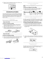 Предварительный просмотр 17 страницы KitchenAid KTLA19EMSS00 Use & Care Manual