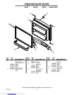 Предварительный просмотр 13 страницы KitchenAid KTRC22EKBL00 Parts List