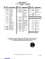 Предварительный просмотр 8 страницы KitchenAid KTRC22KBAL00 Parts List