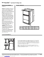 KitchenAid KTRC22KV Dimension Manual предпросмотр