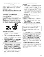 Preview for 29 page of KitchenAid KTRC22KVSS - 21.7 cu. Ft. Top-Freezer Refrigerator User Instructions