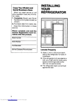 Предварительный просмотр 4 страницы KitchenAid KTRF18KT Use And Care Manual