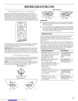 Preview for 13 page of KitchenAid KTRP22EMBT04 Use & Care Manual