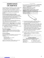 Preview for 47 page of KitchenAid KTRP22EMBT04 Use & Care Manual