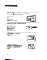 Предварительный просмотр 12 страницы KitchenAid KTRS22Q Use And Care Manual