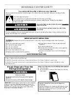 Preview for 3 page of KitchenAid KUBL204EPA Use & Care Manual