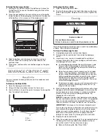 Preview for 11 page of KitchenAid KUBL204EPA Use & Care Manual